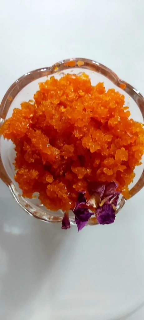 A Symphony of Color and Flavor: Homemade Carrot Jam with Rose Petals